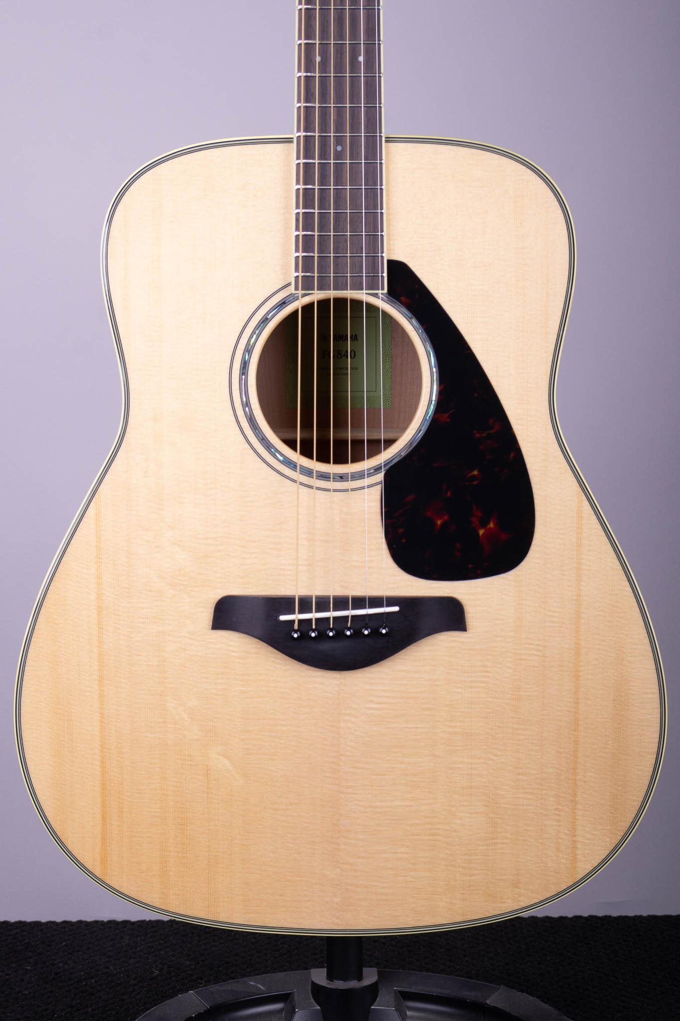 アコギ　ヤマハ　FG840 Yamaha FG840 Acoustic Guitar Flame Maple Natural Finish Clear Tone