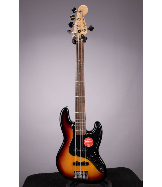 Squier Affinity Series Jazz Bass V - 3-color Sunburst with Laurel Fingerboard
