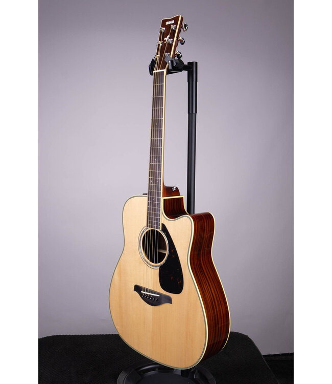 Yamaha FGX830C Cutaway Dreadnought Acoustic Electric Guitar - Natural