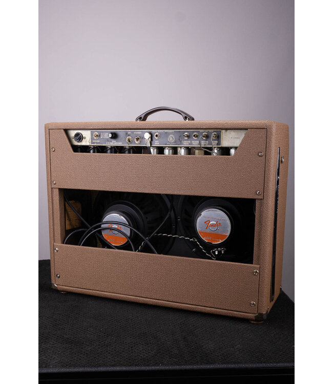 Vintage 1967 Black Panel Fender Twin Reverb Combo Amp