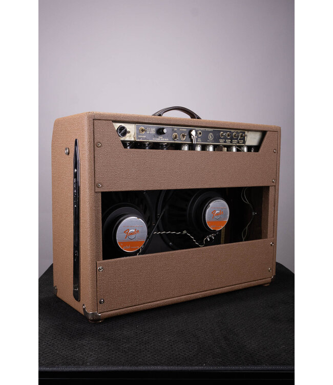 Vintage 1967 Black Panel Fender Twin Reverb Combo Amp