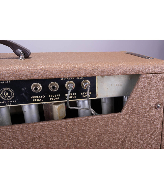 Vintage 1967 Black Panel Fender Twin Reverb Combo Amp