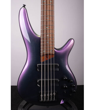 Ibanez 5 String SR505E Burst Bass Guitar - Black Aurora