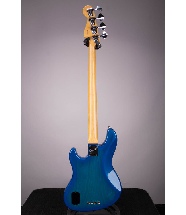 Used 1997 Fender American Deluxe Jazz Bass - Blueburst - With Case