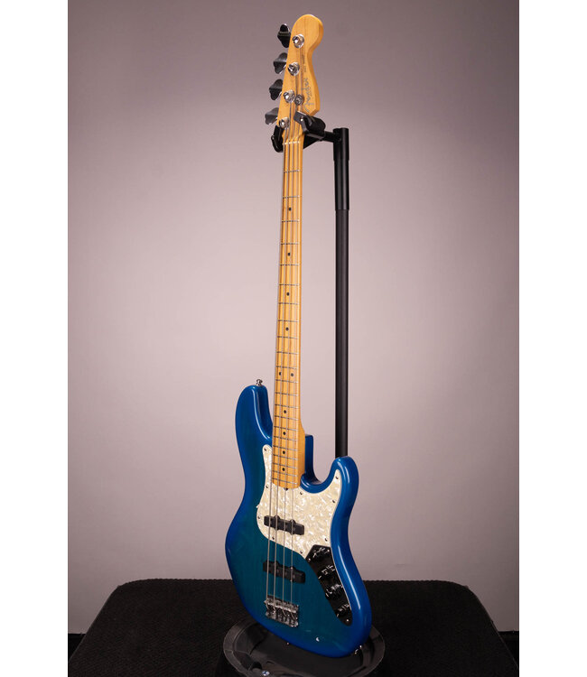 Used 1997 Fender American Deluxe Jazz Bass - Blueburst - With Case