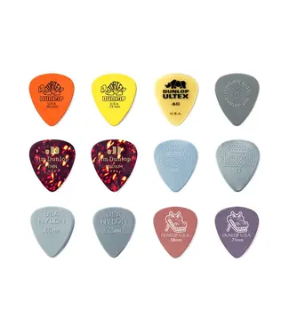 Dunlop Dunlop Guitar Pick Light/Medium Variety Pack 12-Pack - PVP101