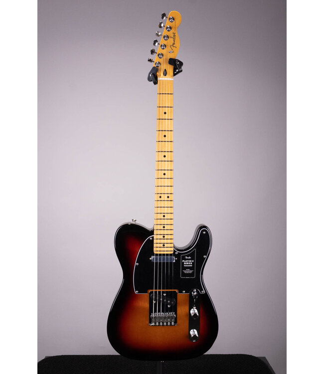 Player II Telecaster Electric Guitar - 3-Tone Sunburst with Maple Fingerboard