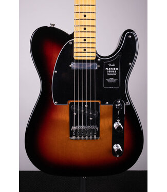 Fender Player II Telecaster Electric Guitar - 3-Tone Sunburst with Maple Fingerboard
