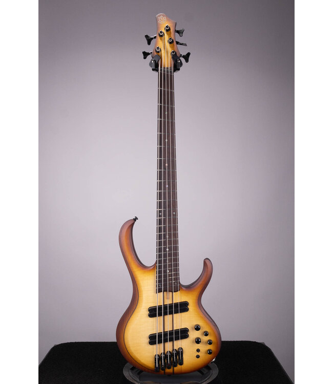 Ibanez BTB705 Bass Workshop Multi-scale Electric Bass Natural Brown Burst