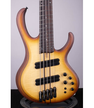 Ibanez Ibanez BTB705 Bass Workshop Multi-scale Electric Bass Natural Brown Burst