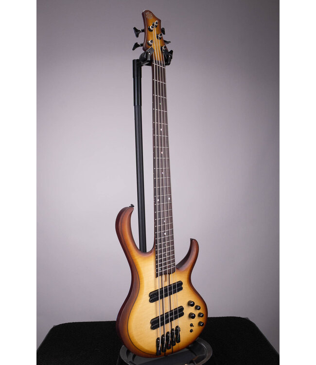 Ibanez BTB705 Bass Workshop Multi-scale Electric Bass Natural Brown Burst