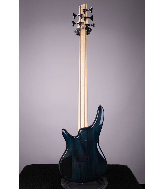Ibanez SR405EQM Quilted Maple 5-String Electric Bass Stained Cosmic Blue Starburst