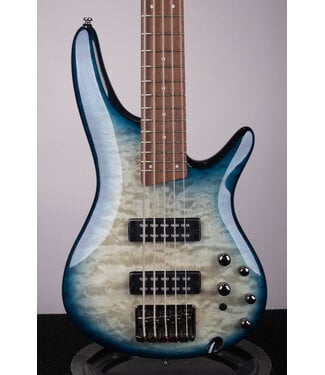 Ibanez Ibanez SR405EQM Quilted Maple 5-String Electric Bass Stained Cosmic Blue Starburst
