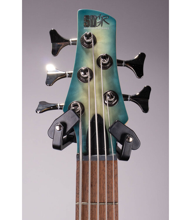 Ibanez SR405EQM Quilted Maple 5-String Electric Bass Stained Cosmic Blue Starburst