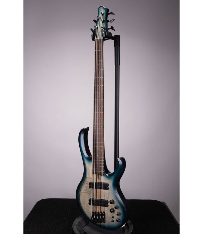 Ibanez BTB 5-String Multi-Scale Bass – Blue Starburst