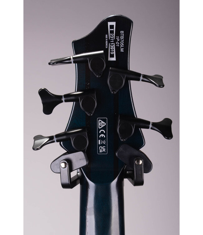 Ibanez BTB 5-String Multi-Scale Bass – Blue Starburst