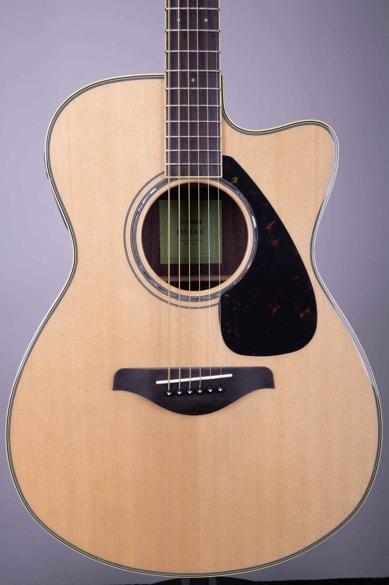 YAMAHAギター Yamaha FSX830C Concert Cutaway Acoustic-Electric Guitar Natural