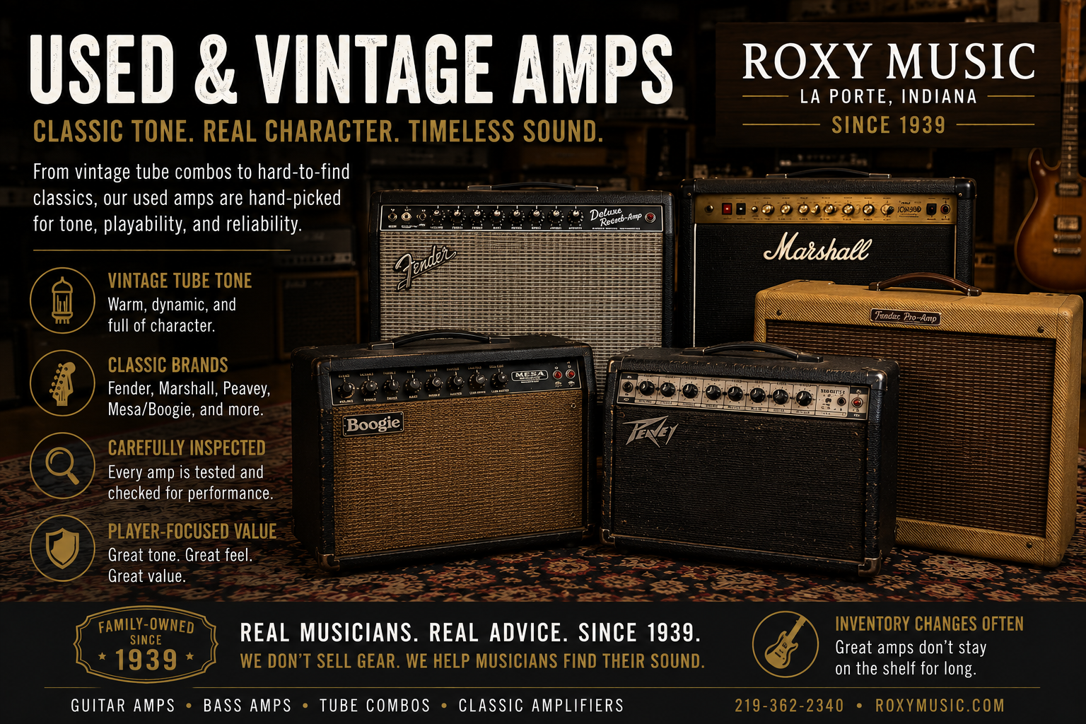 Used and Vintage Amps