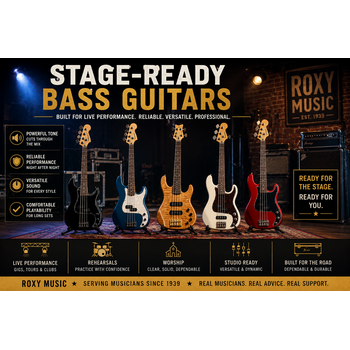Stage Ready Bass Guitars