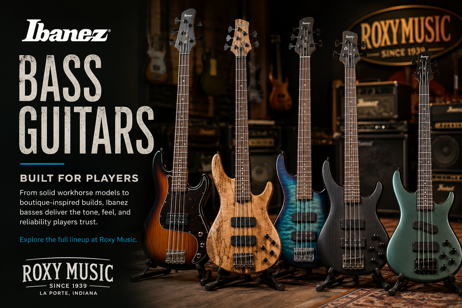 Ibanez Bass Guitars