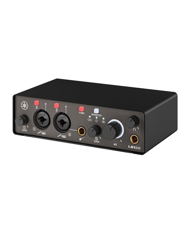 Yamaha UR22-MK3 USB-C Audio Interface with Software Suite - Black