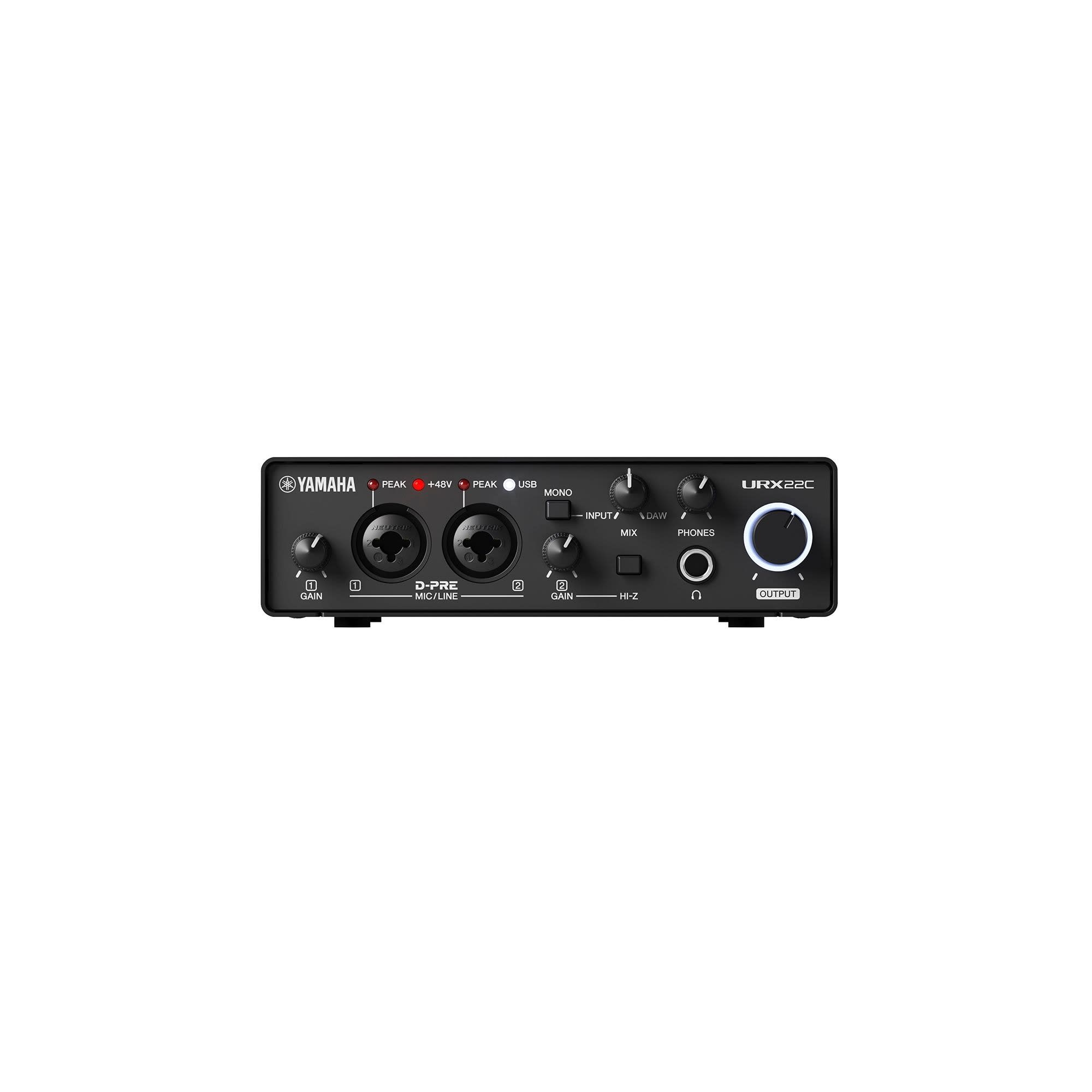 Yamaha URX22C USB-C Audio Interface with Software Suite - Roxy Music