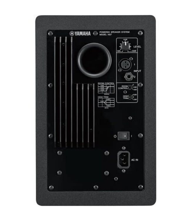 Yamaha HS7 Powered 6.5 Inch Studio Monitor Black