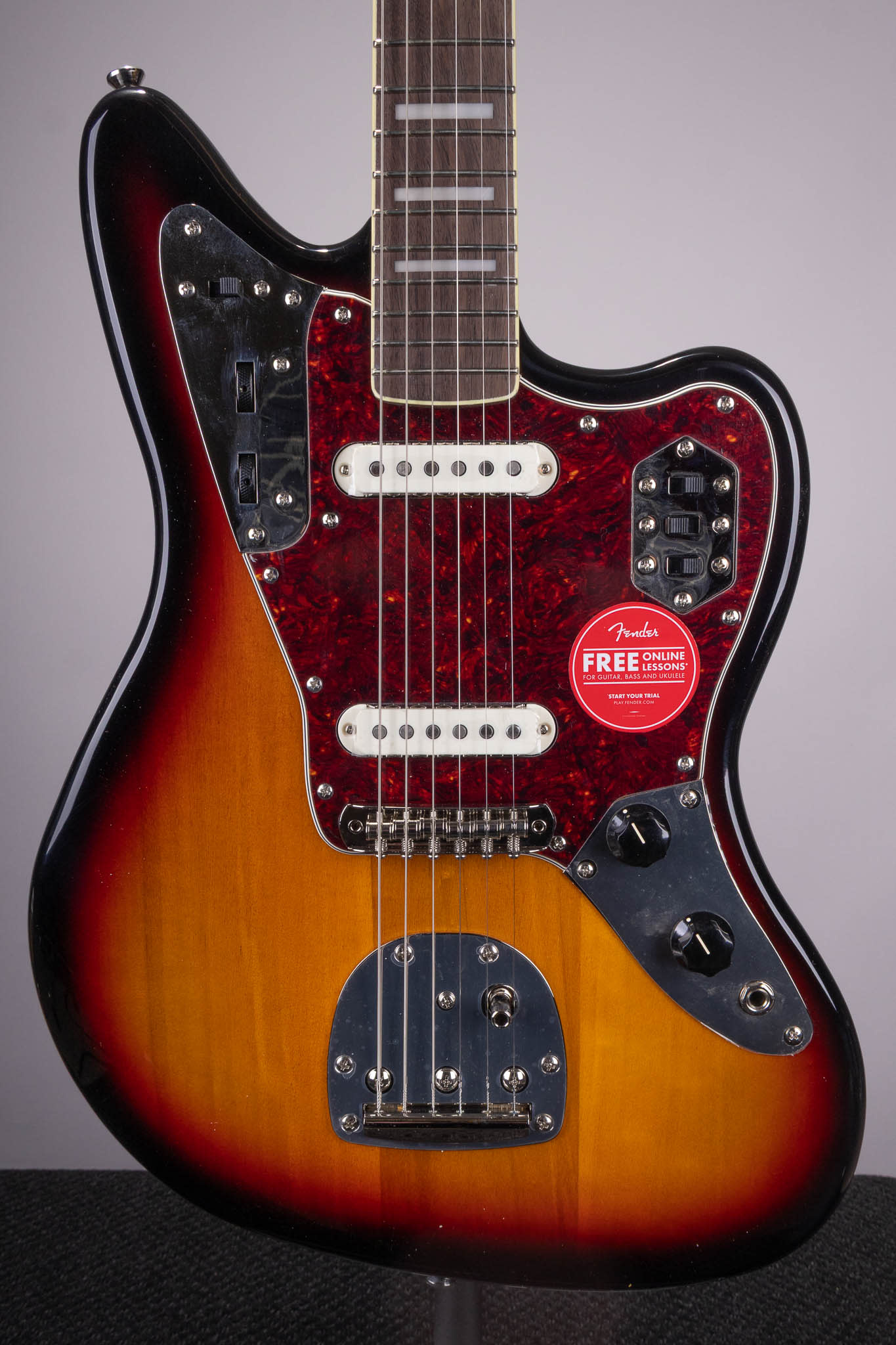 Squier Classic Vibe '70s Jaguar - 3-Color Sunburst - Roxy Music