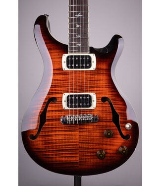 PRS SE Hollowbody I Piezo Electric Guitar Orange Tiger Smokeburst
