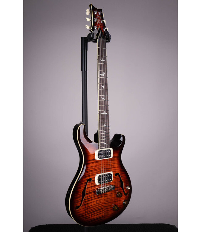 PRS SE Hollowbody I Piezo Electric Guitar Orange Tiger Smokeburst