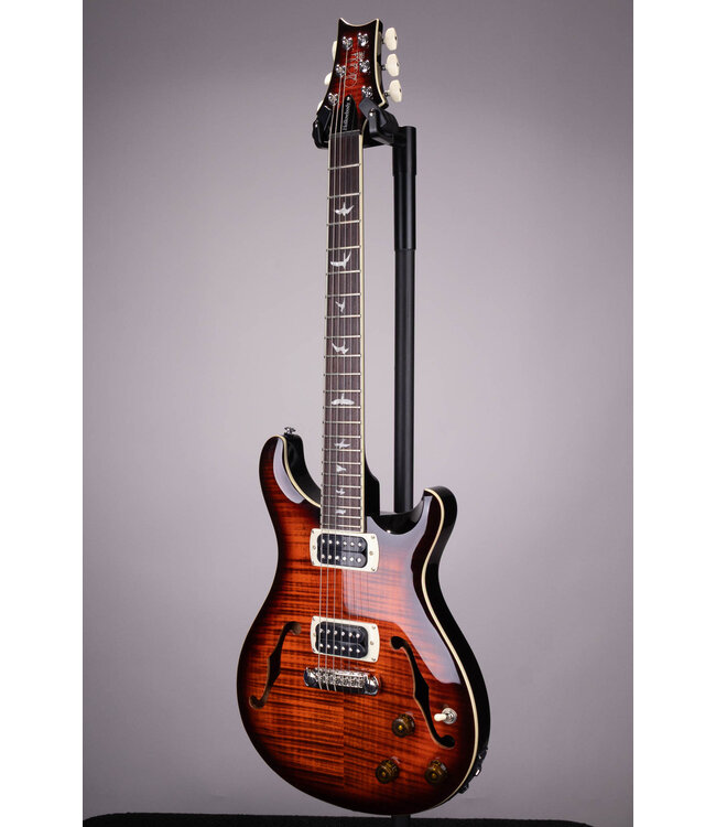 PRS SE Hollowbody I Piezo Electric Guitar Orange Tiger Smokeburst