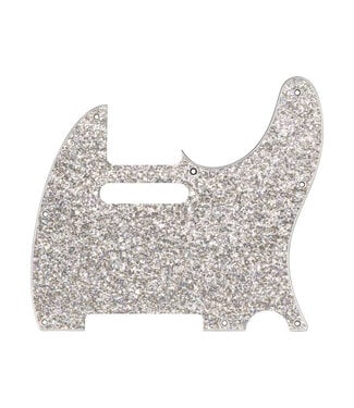 Fender Fender Hybrid Glass/Glitter Telecaster Pickguard - Silver Sparkle