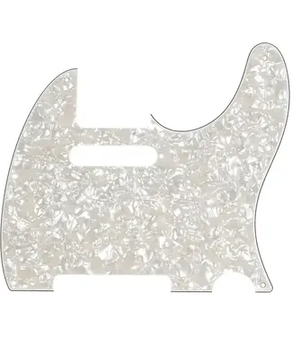 Fender Fender Telecaster 8-Hole Mount Multi-Ply Pickgaurd - Aged White Pearl, 4-Ply