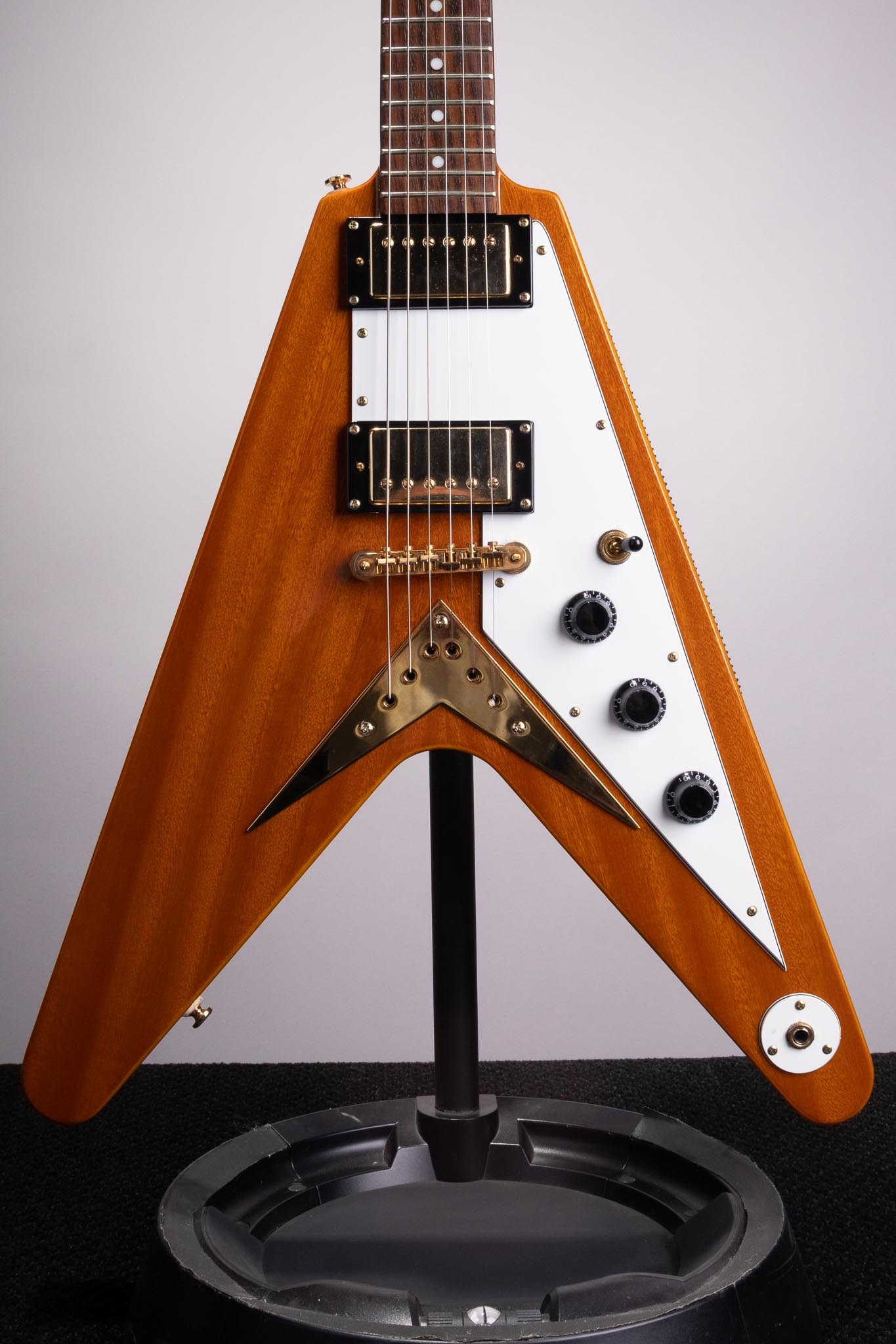 Used Epiphone '58 Korina Flying V - With Bag - Roxy Music