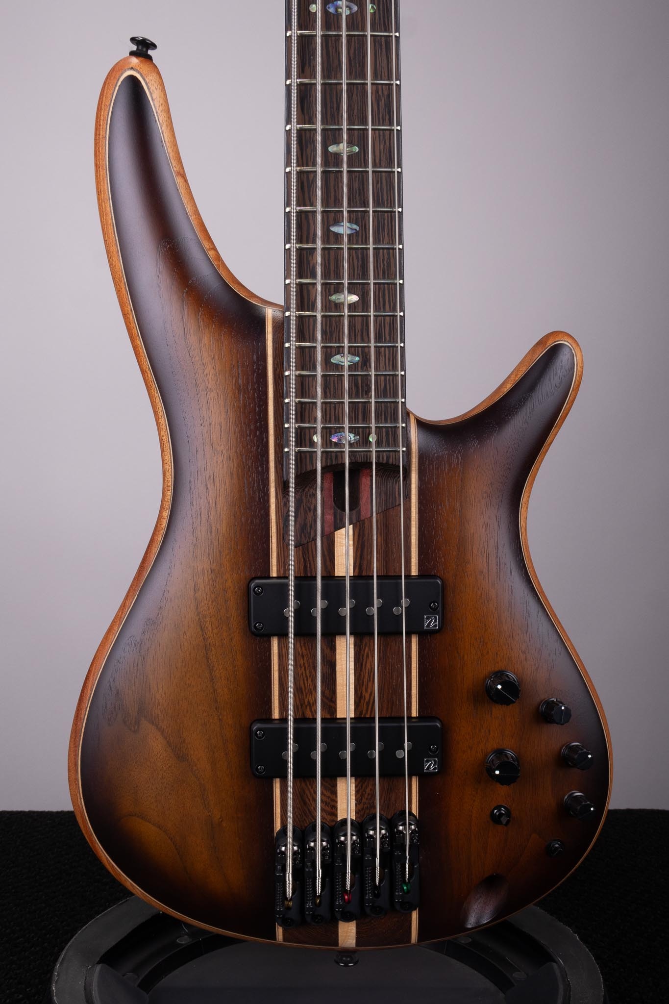 ベース ibanez SR635 Ibanez SR1355B Premium 5-String Bass Dual Mocha Burst Flat - Roxy