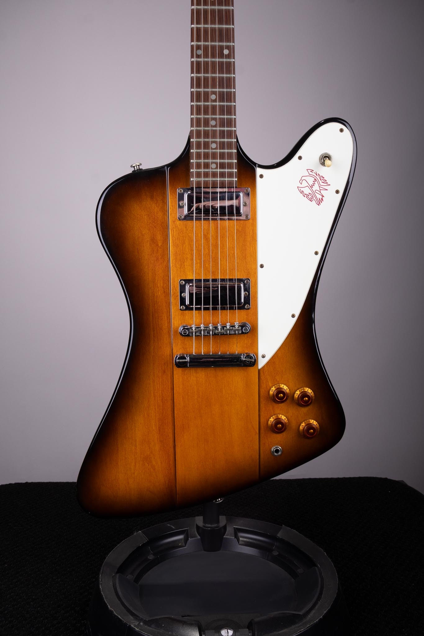 Used 1995 Epiphone Firebird III - Sunburst - With Case - Roxy Music