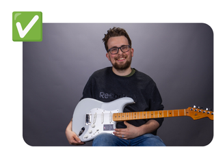 Guitar Held Properly