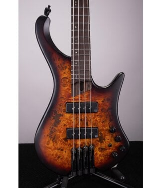 Ibanez Used Ibanez EHB1500 Headless Bass Guitar - Dragon Eye Burst Flat - With Bag
