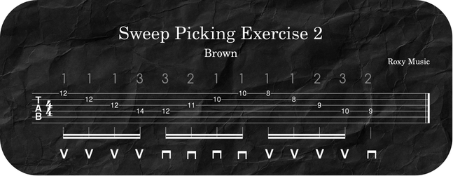 Sweep Picking Exercise 2