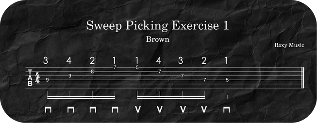 Sweep Picking Exercise