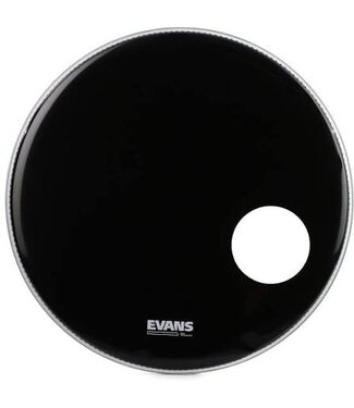 Evans Evans EQ3 Resonant Black Bass Drumhead - 22 inch - With Port Hole