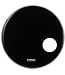 Evans Evans EQ3 Resonant Black Bass Drumhead - 22 inch - With Port Hole