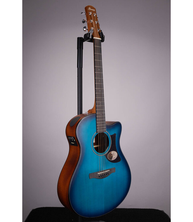 Ibanez AAM50CE Advanced Acoustic Auditorium Acoustic-Electric Guitar - Sapphire Blue Burst