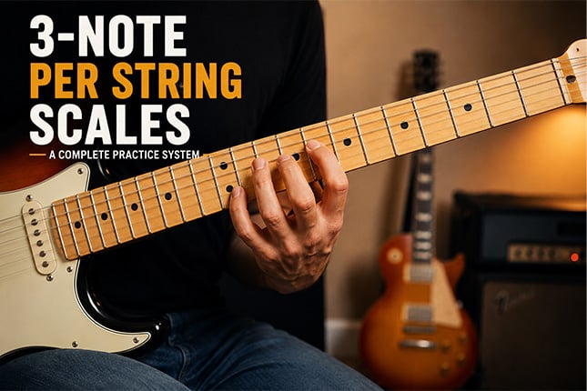 3 Note Per String Scales: A Complete Practice System for Guitar