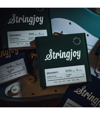 Stringjoy Stringjoy Broadways Classic Pure Nickel Electric Guitar Strings