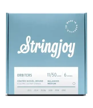 Stringjoy Stringjoy Orbiters Balanced Coated Nickel-wound Electric Guitar Strings