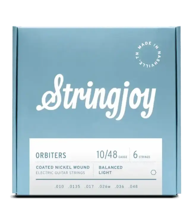 Stringjoy Orbiters Balanced Coated Nickel-wound Electric Guitar Strings