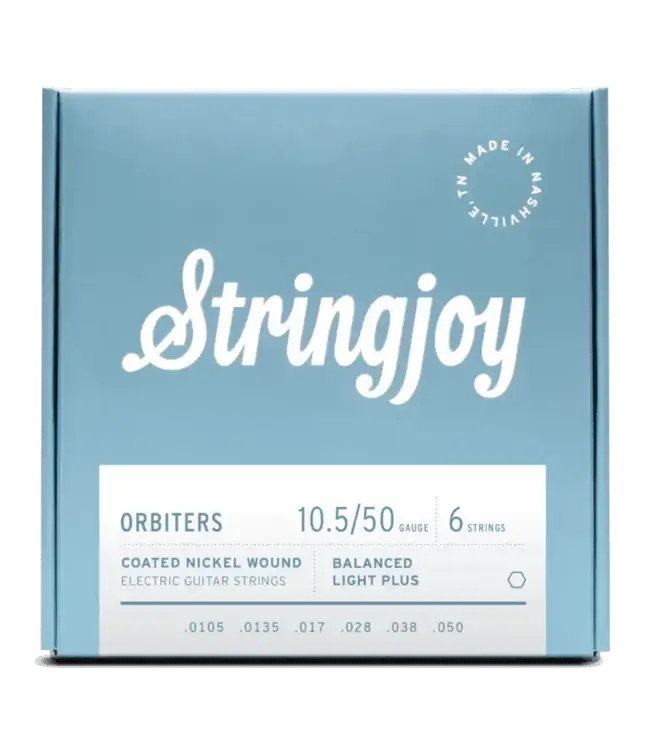 Stringjoy Orbiters Balanced Coated Nickel-wound Electric Guitar Strings