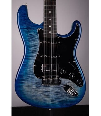 Fender Used Fender American Ultra HSS Plus Top Stratocaster - Denim Burst - With Bag