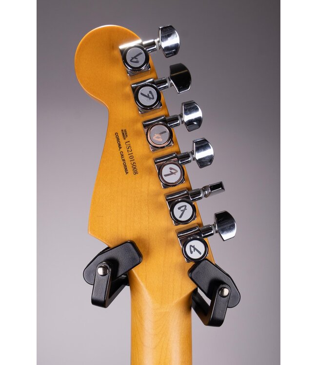 Used Fender American Ultra HSS Plus Top Stratocaster - Denim Burst - With Bag